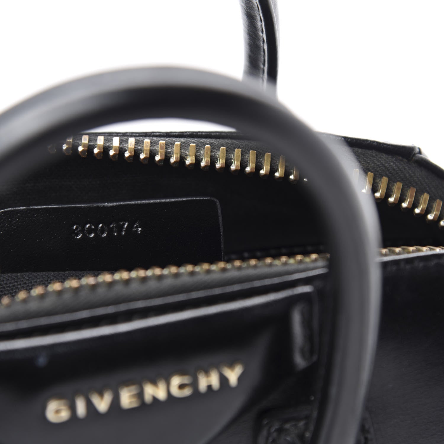 Givenchy Shiny Lord Calfskin Mini Antigona Black 9 of 10
