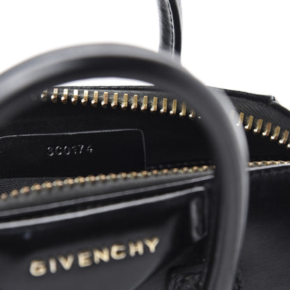 Givenchy Shiny Lord Calfskin Mini Antigona Black 9 of 10