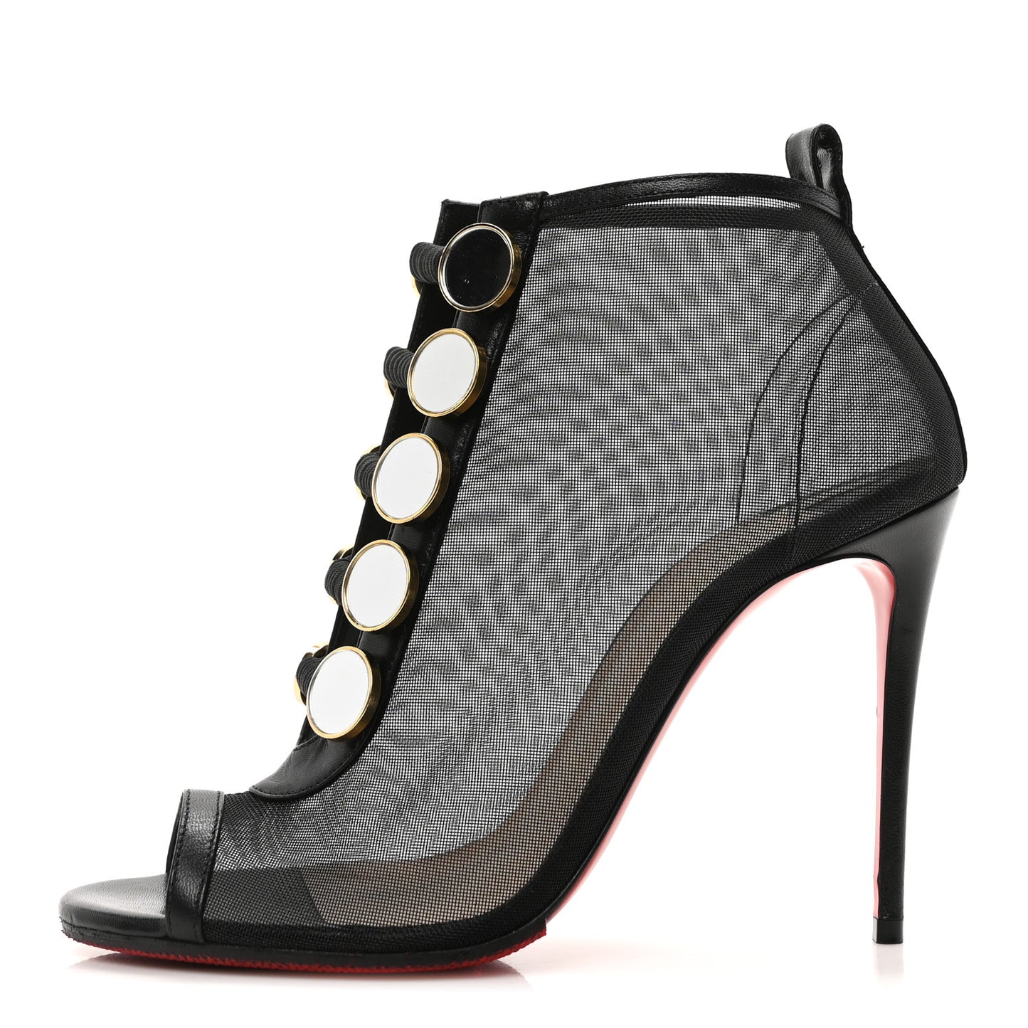 Mesh Nappa Marikate 100 Ankle Boots 36.5 Black