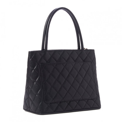 Chanel Caviar Quilted Medallion Tote Black 3 of 9