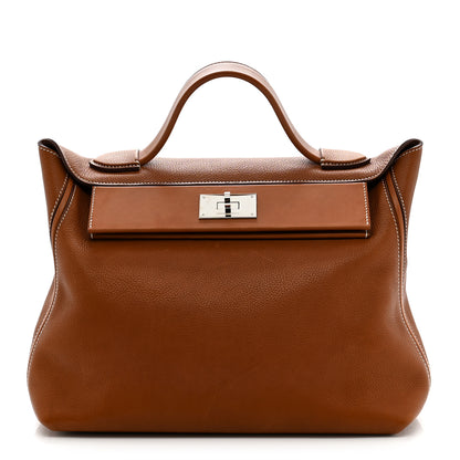 Hermes Barenia Faubourg 24/24 35 Fauve 1 of 12