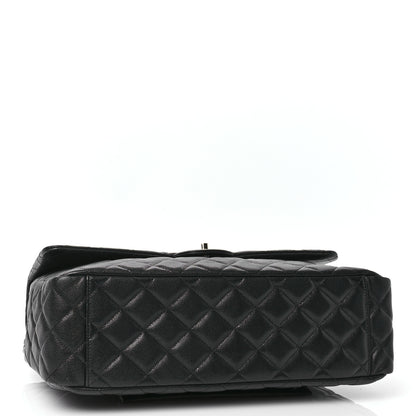 Chanel Caviar Quilted XXL Travel Flap Bag Black 4 of 10