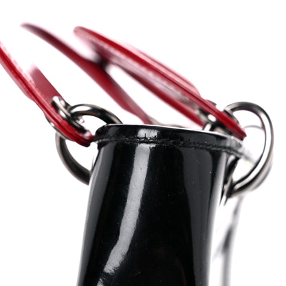 Christian Dior PVC Lady Dior Black Red 16 of 24
