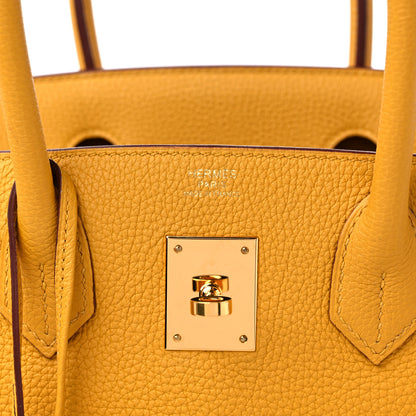 Hermes Togo BIRKIN 30 Jaune Ambre 6 of 9