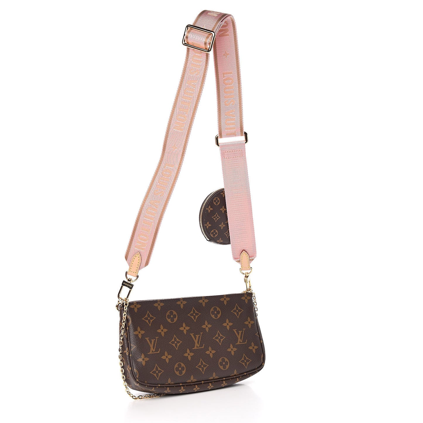 Monogram Multi Pochette Accessories Rose Clair