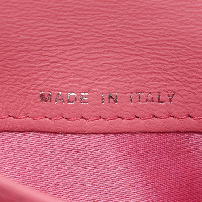 Chanel Lambskin Camellia Embossed Zipped Pocket Wallet Pink 15 of 17