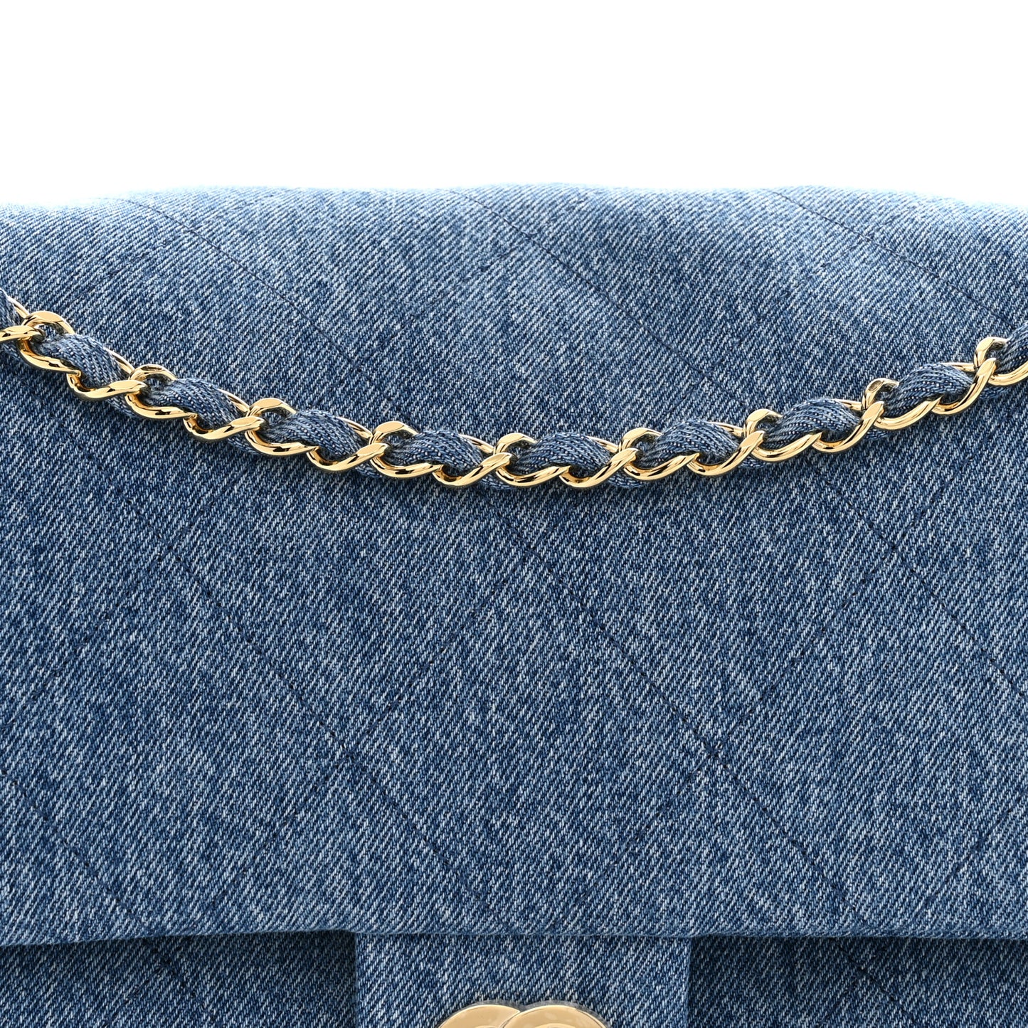 Denim Souplissimo Maxi Flap Blue