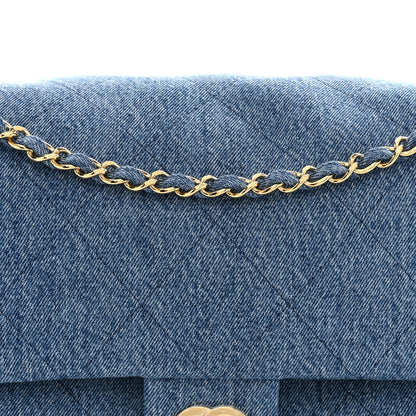 Chanel Denim Souplissimo Maxi Flap Blue 8 of 11