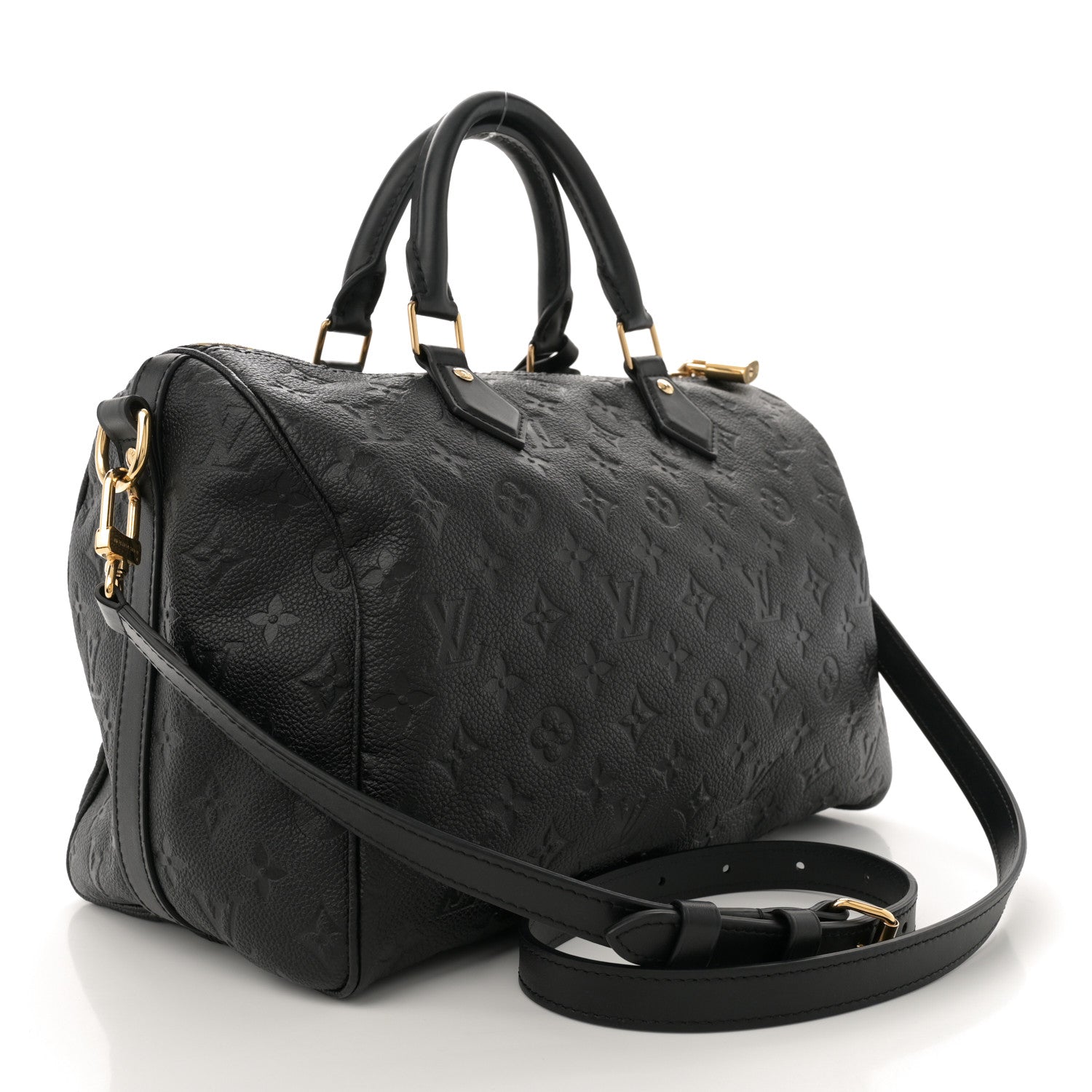 Louis Vuitton Empreinte Monogram Speedy Soft 30 Black 3 of 9