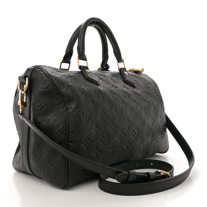 Louis Vuitton Empreinte Monogram Speedy Soft 30 Black 3 of 9