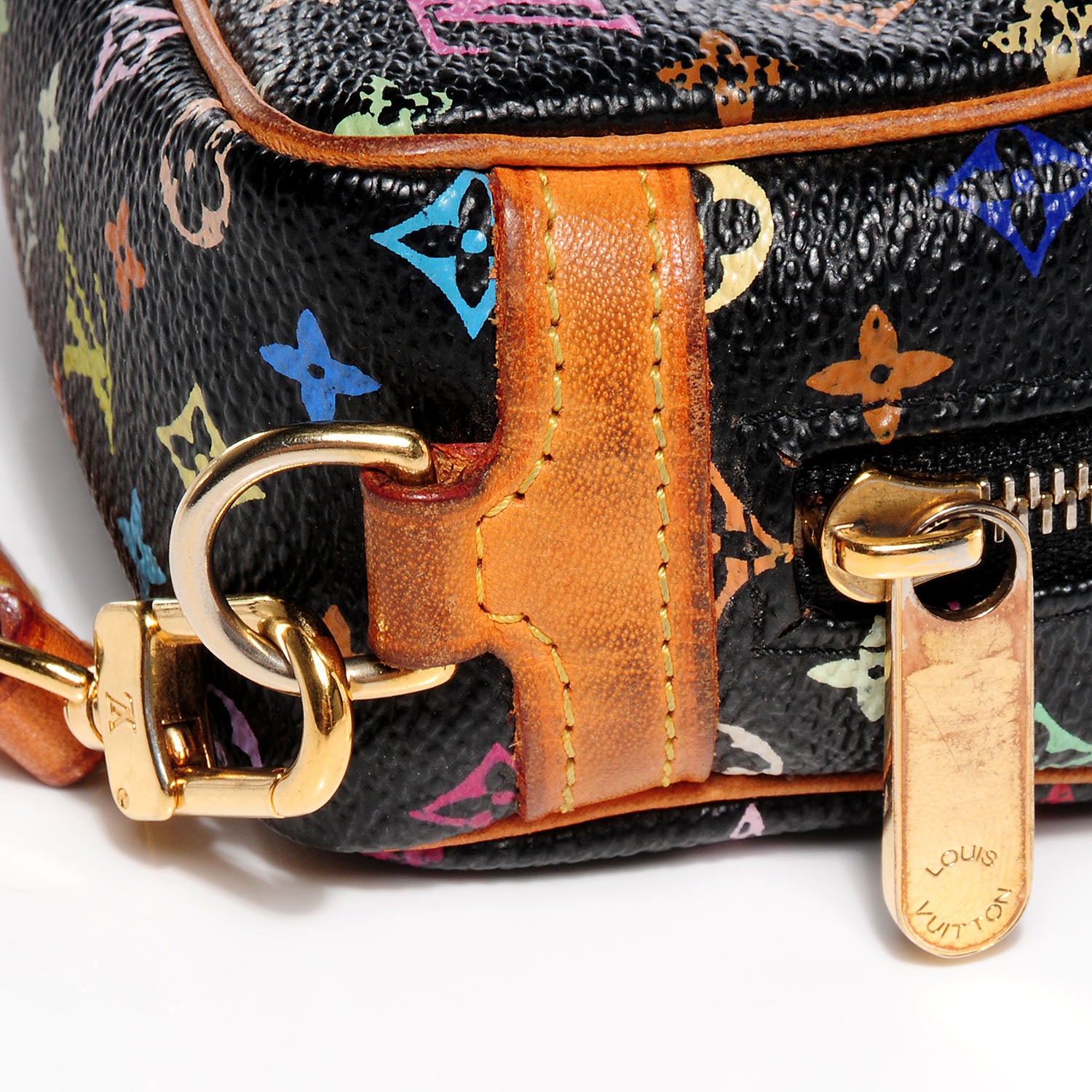 Louis Vuitton Monogram Multicolor Trousse Wapity Black 8 of 8