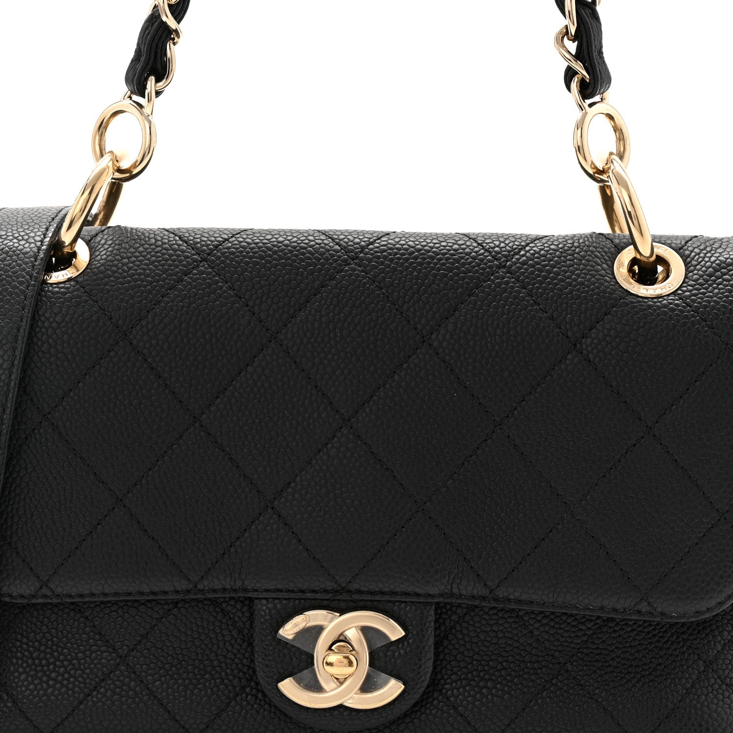 Chanel Caviar Quilted City Walk Flap Black 8 of 10