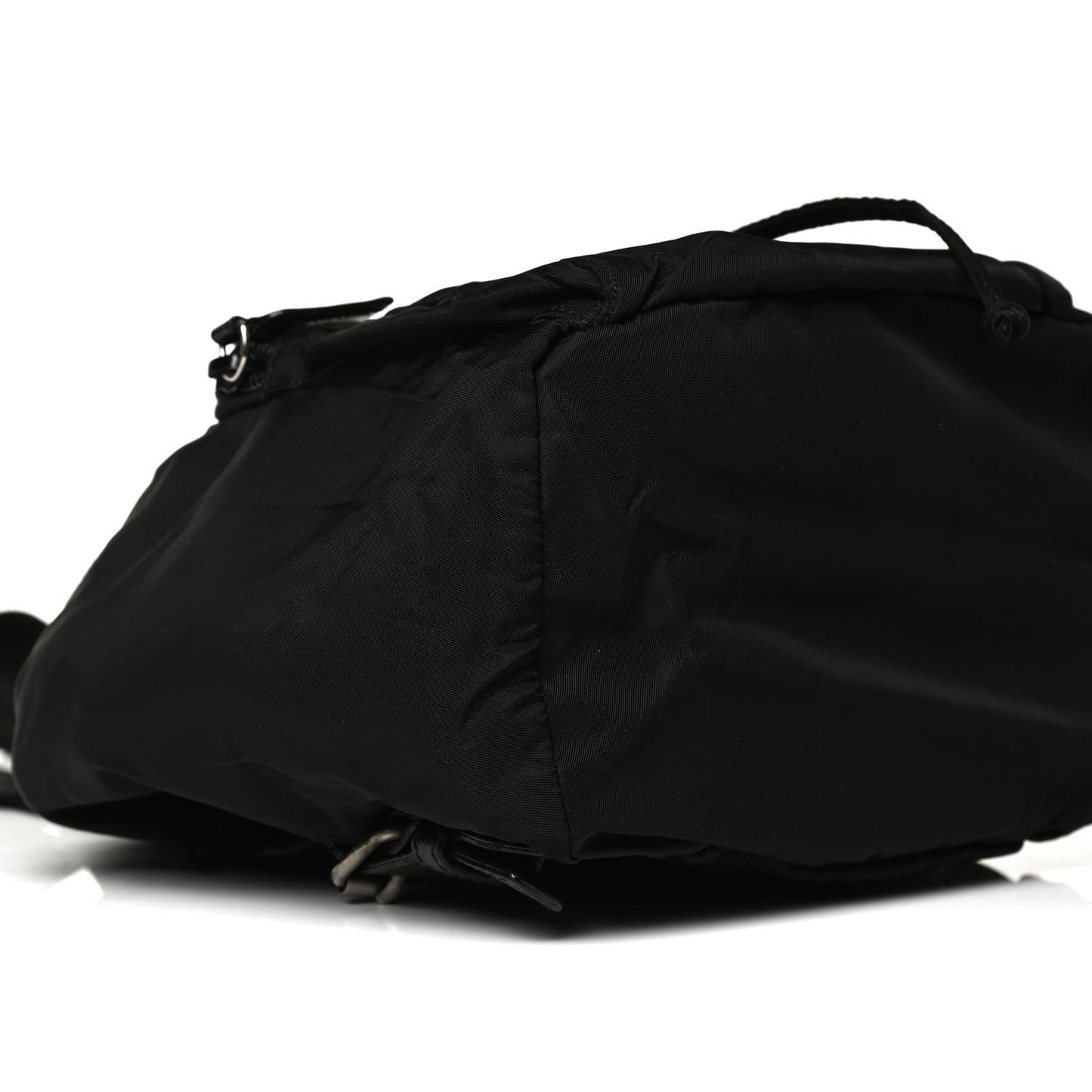 Nylon Vela Mini Cinch Backpack Black