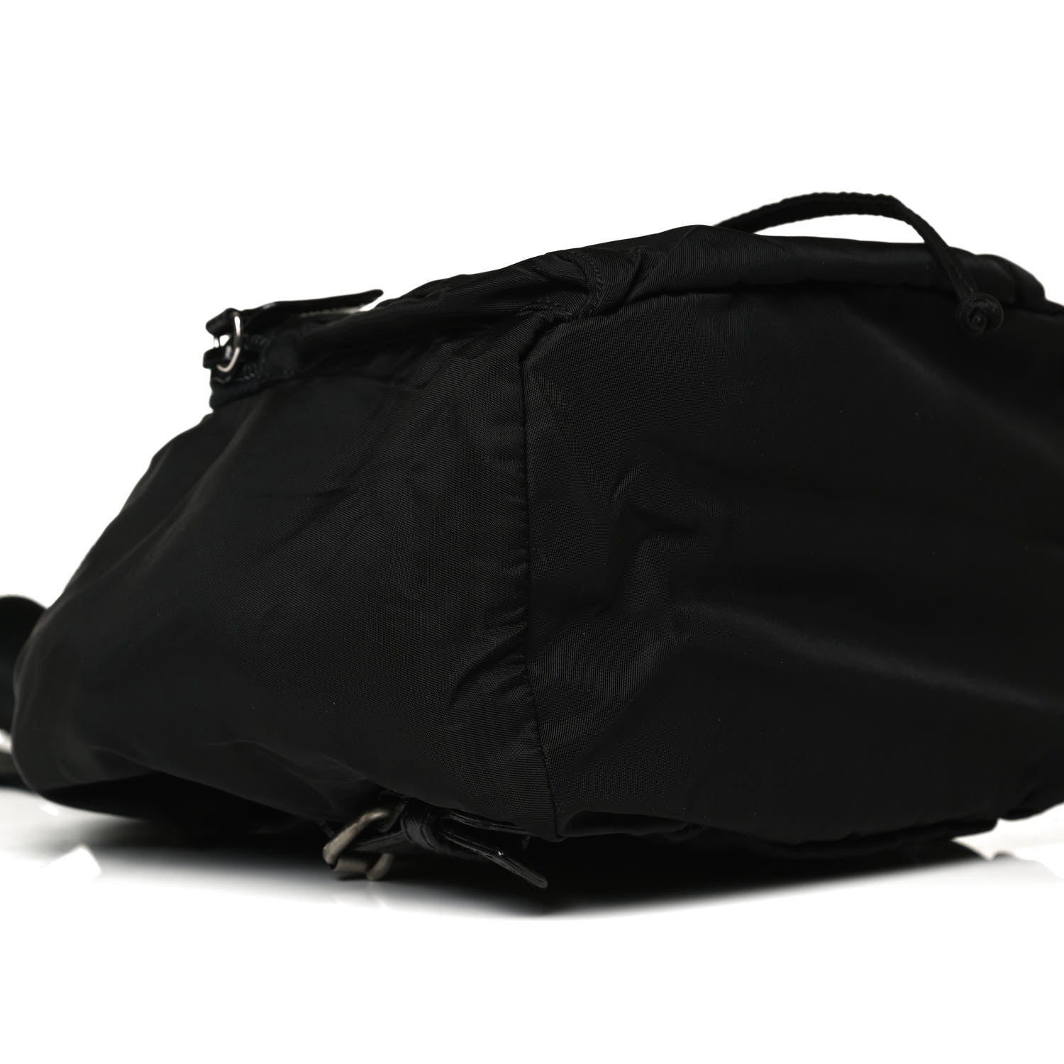 Prada Nylon Vela Mini Cinch Backpack Black 4 of 15