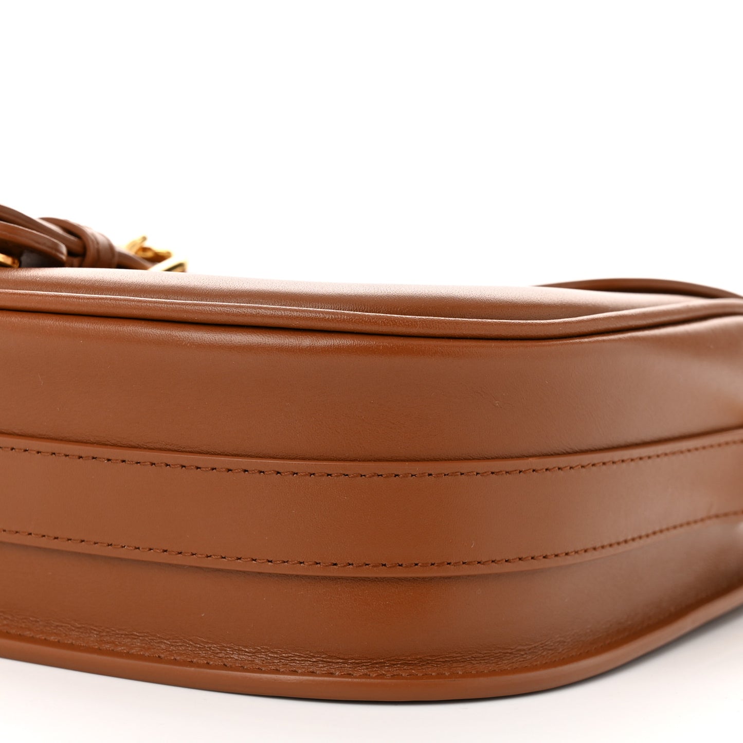 Box Calfskin Medium Bobby Flap Golden Saddle