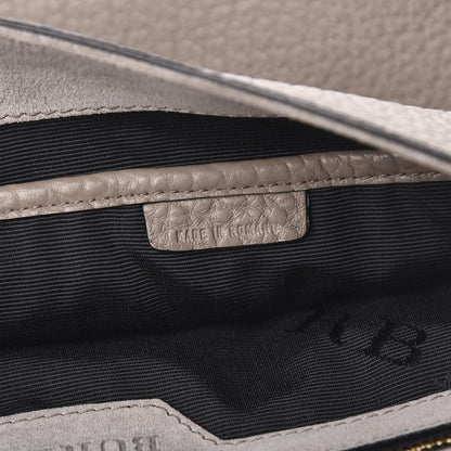 Burberry Heritage Grain Sonnet Clutch Pale Taupe 7 of 10