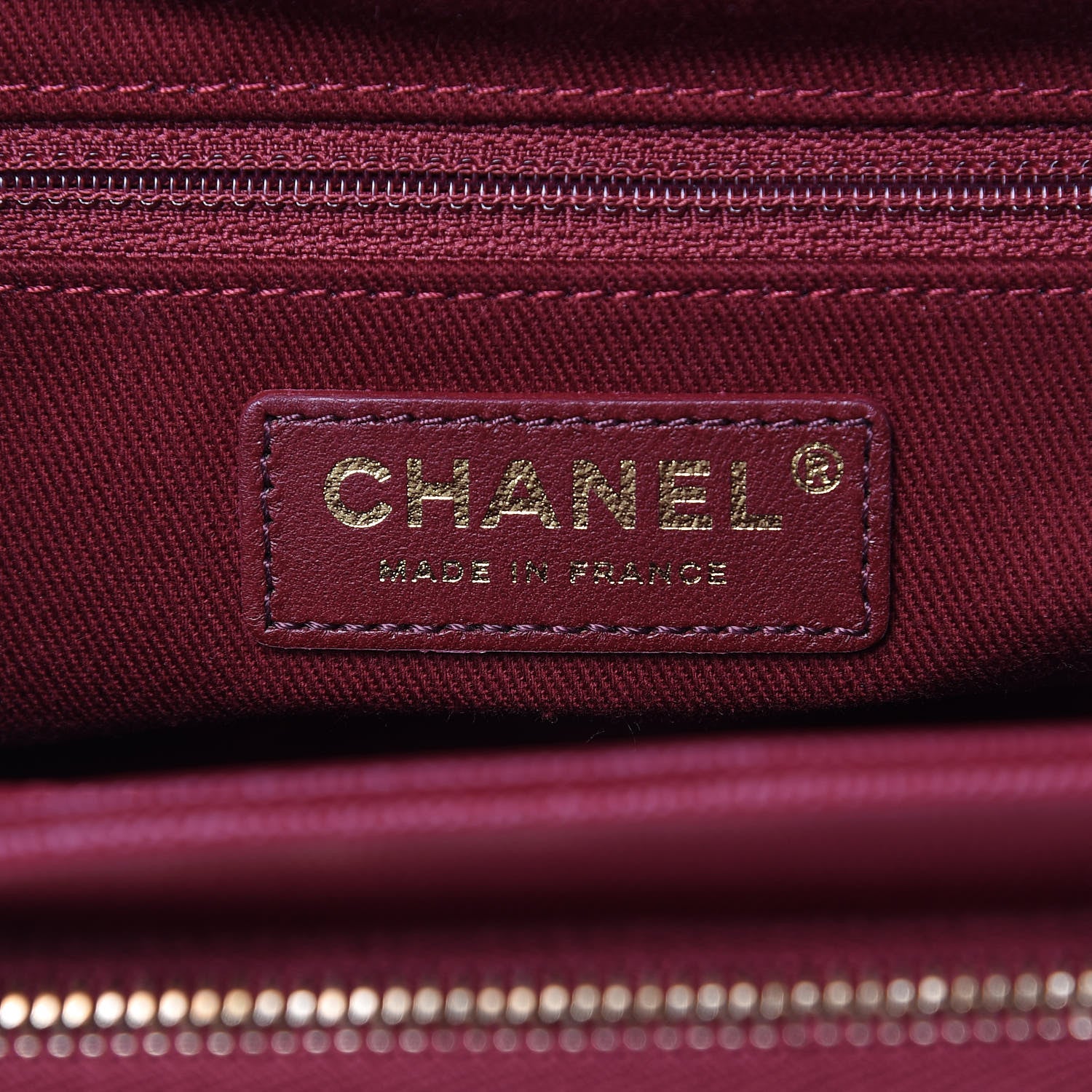 Chanel Caviar Quilted Medium Business Affinity Flap Burgundy 6 of 10