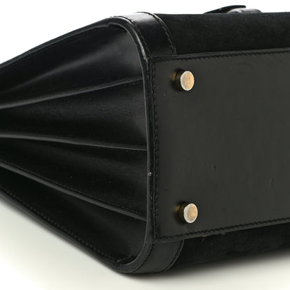 Saint Laurent Suede Calfskin Small Sac De Jour Black 10 of 11
