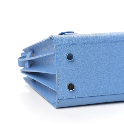 Saint Laurent Grained Calfskin Baby Sac De Jour Blue Clair 5 of 10