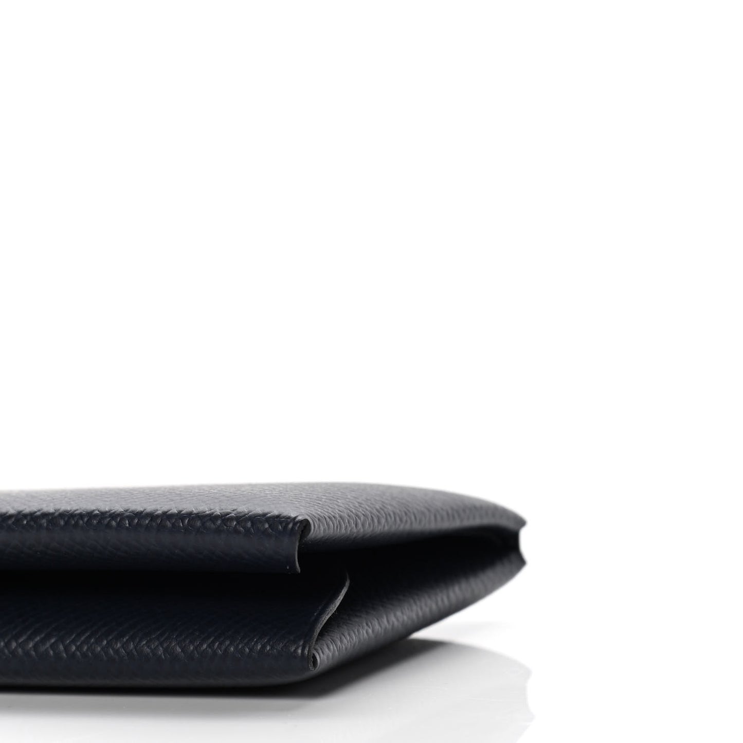 Epsom Calvi Duo Card Case Bleu Indigo