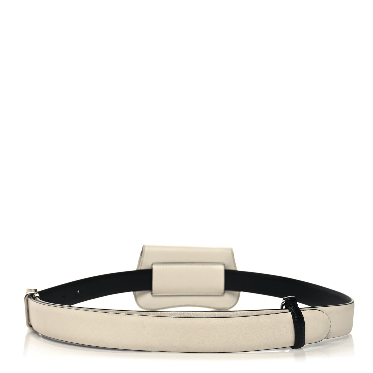 City Calfskin Micro Sidonie Belt Bag 85 34 White Black