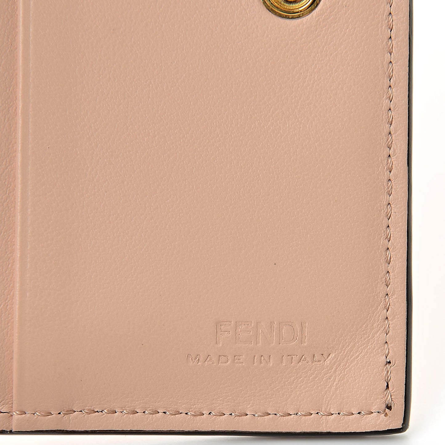 Vitello Cruise F is Fendi Compact Bi-fold Wallet Light Rose
