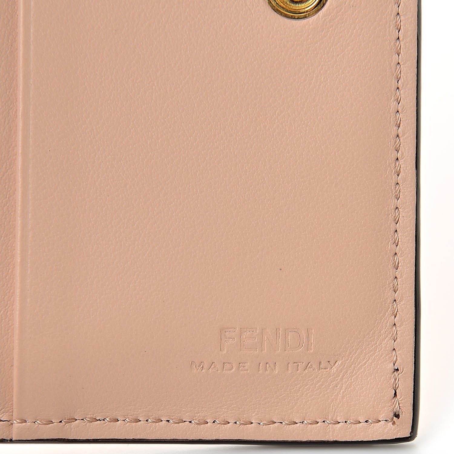 Fendi Vitello Cruise F is Fendi Compact Bi-fold Wallet Light Rose 6 of 8