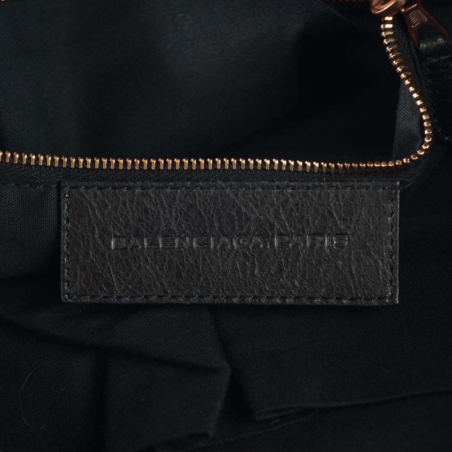 Agneau Giant 12 Rose Gold Hardware Part Time Black