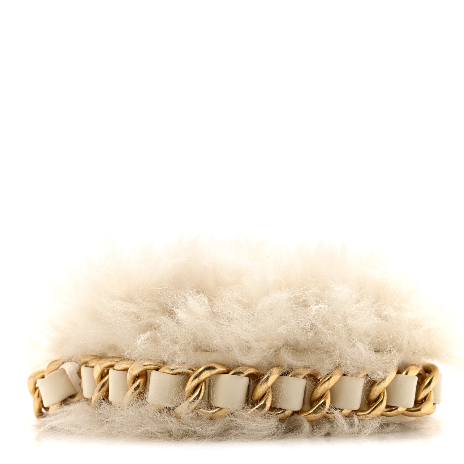 Chanel Fantasy Fur CC Mini Flap Bag White 4 of 15
