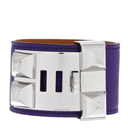 Hermes Epsom Collier De Chien CDC Bracelet S Crocus 3 of 6