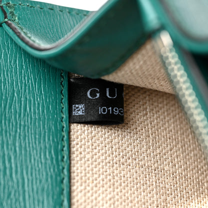Gucci Calfskin Blooms Print Small Dionysus Shoulder Bag Bright Emerald Multicolor 8 of 10