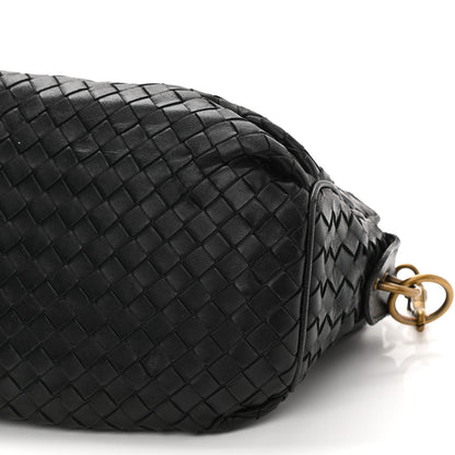 Bottega Veneta Nappa Intrecciato Shoulder Bag Black 8 of 9