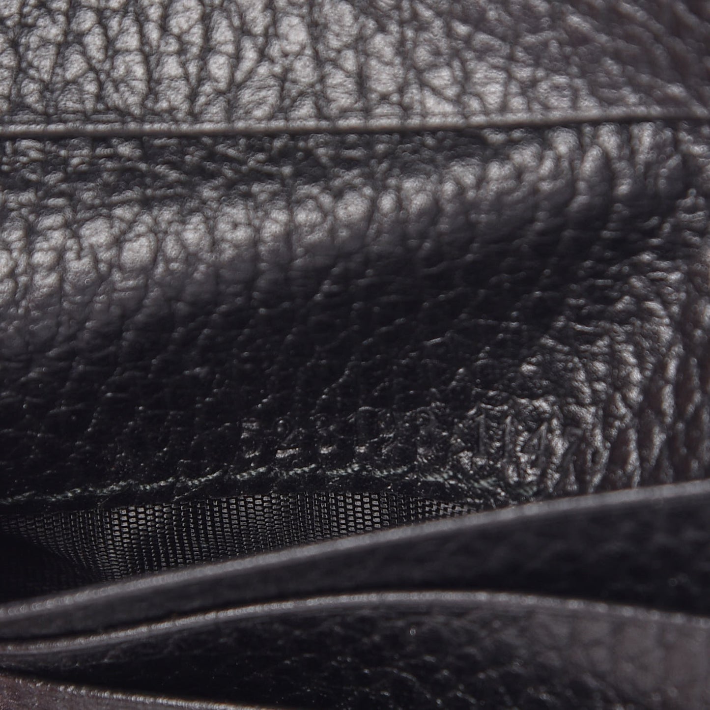 Dollar Calfskin GG Marmont French Wallet Black