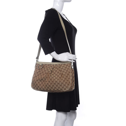 Gucci Monogram Sukey Messenger Bag Taupe 2 of 17