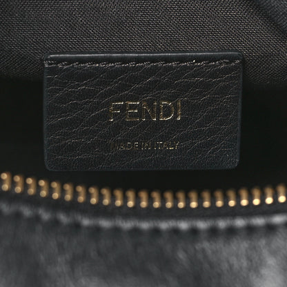 Fendi Vitello Century FF 1974 Embossed Mini Camera Case Black 6 of 9