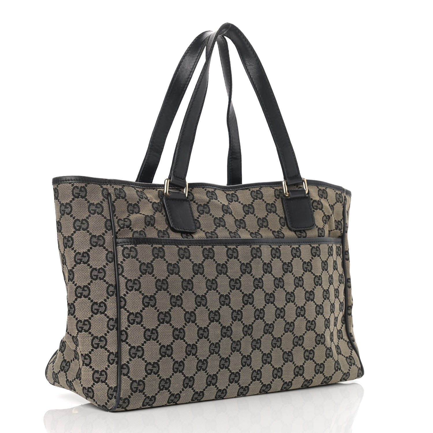 Gucci Monogram Tote Black 3 of 19