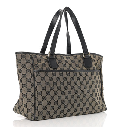 Gucci Monogram Tote Black 3 of 19