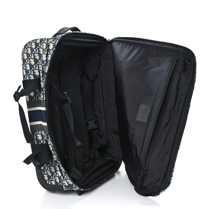 Christian Dior Oblique Small Diortravel Suitcase Blue 4 of 7