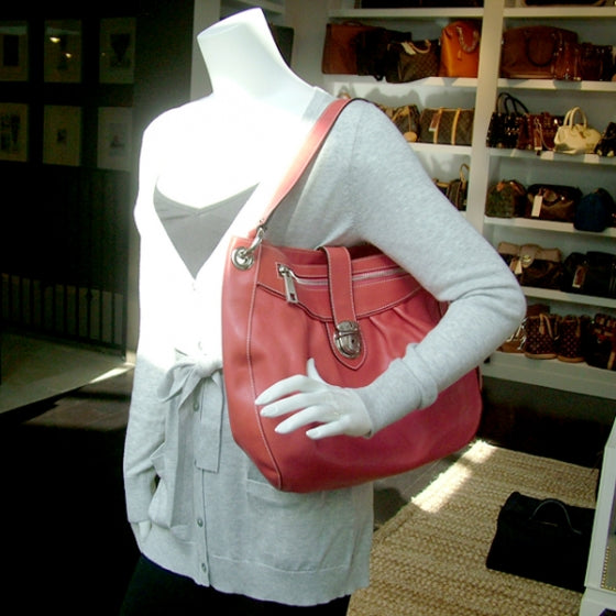 Marc Jacobs Leather Gathered Coral 2 of 11