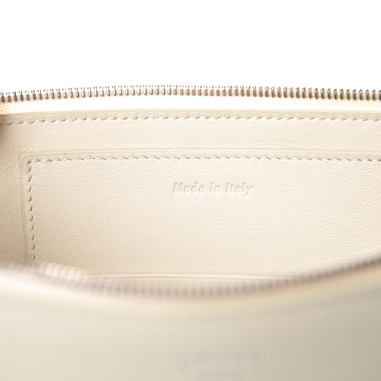 Celine Lambskin Bi-Color Solo Clutch Pouch White Magenta 7 of 8