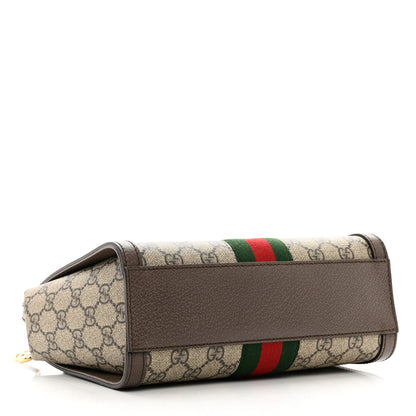 Gucci GG Supreme Monogram Small Ophidia Tote Bag Brown 4 of 10