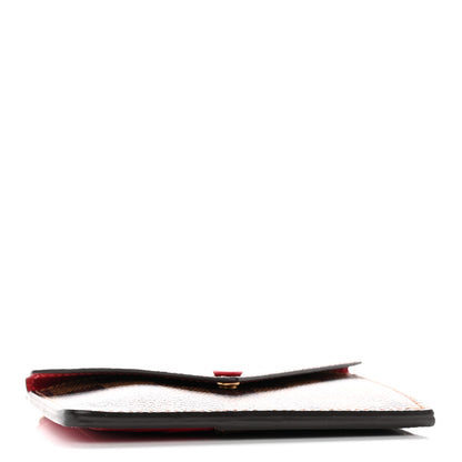 Louis Vuitton Damier Ebene Recto Verso Card Holder Red 4 of 8