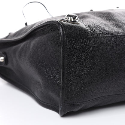 Balenciaga Chevre Silver Metallic Edge Hardware City Black 8 of 13