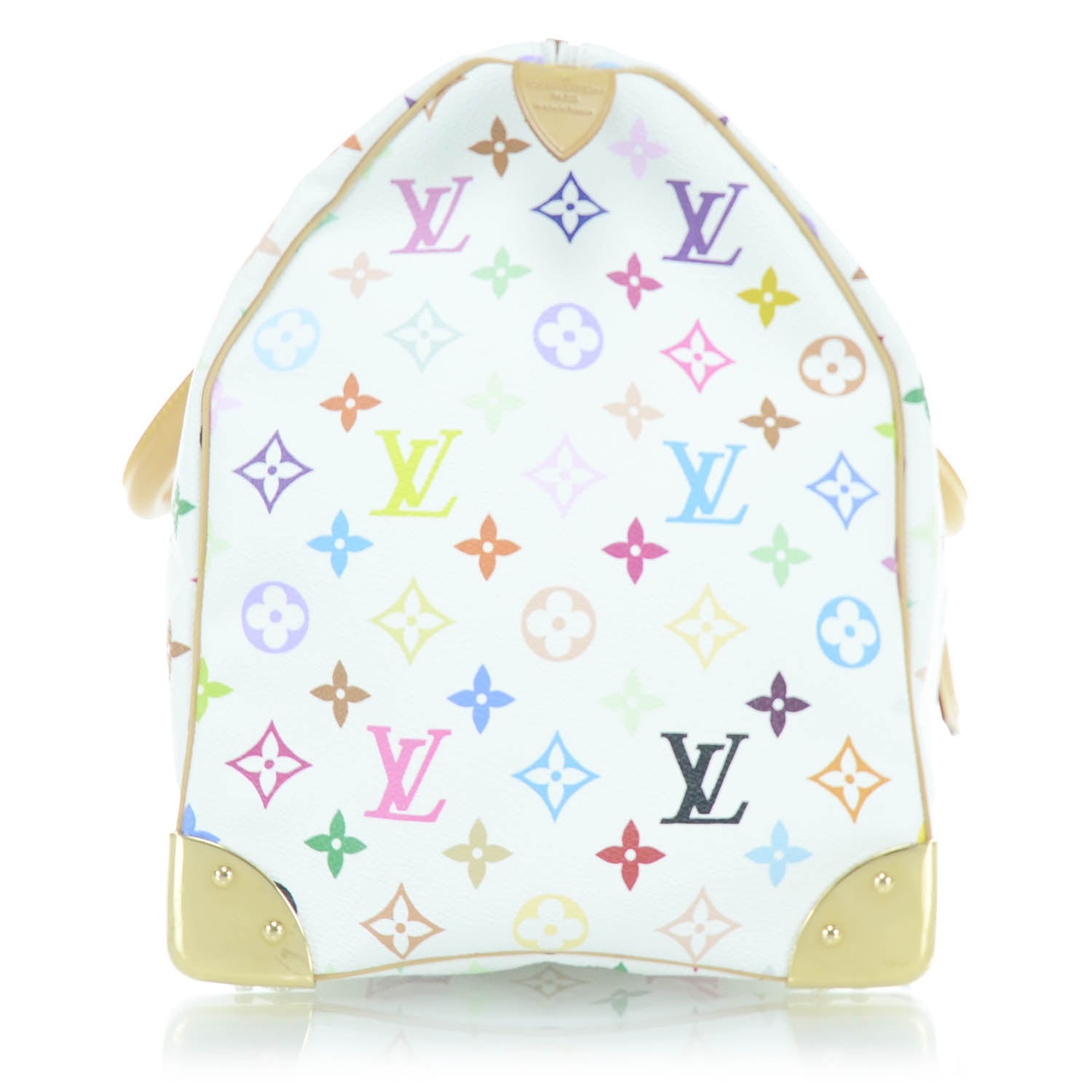 Louis Vuitton Monogram Multicolor Keepall 45 White 8 of 14