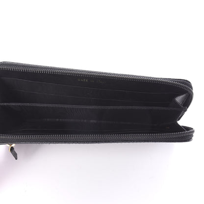 Chanel Caviar Large Timeless CC Zip Around Wallet Black 4 of 7