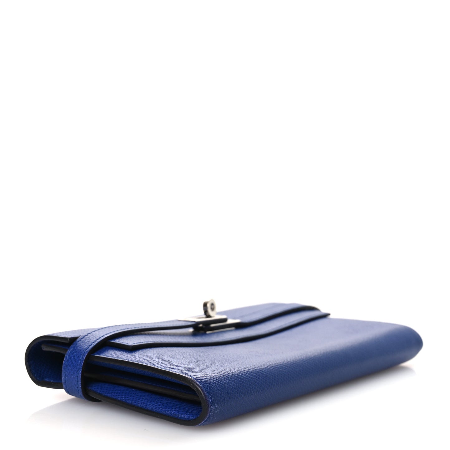 Epsom Kelly Longue Wallet Bleu Electrique