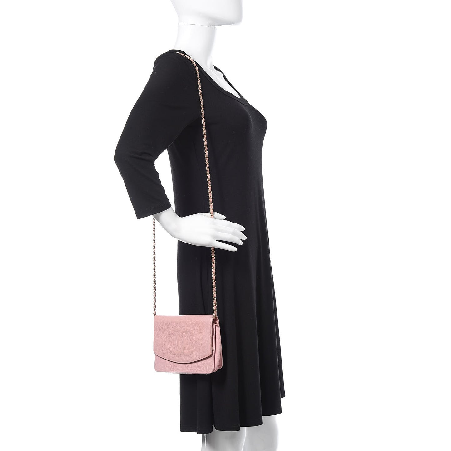 Caviar Timeless CC Wallet On Chain WOC Pink
