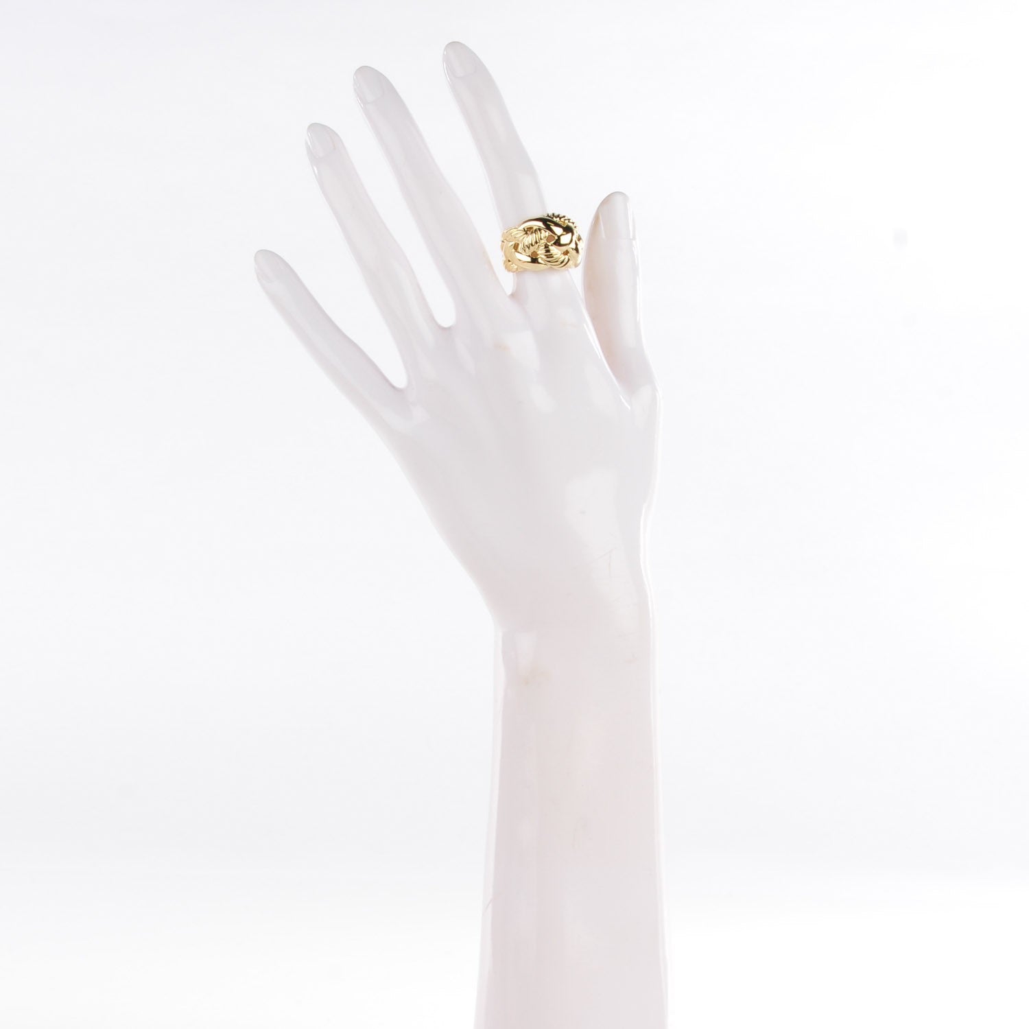 David Yurman 18K Yellow Gold Wide Woven Cable Ring 7 2 of 4