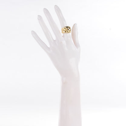 David Yurman 18K Yellow Gold Wide Woven Cable Ring 7 2 of 4