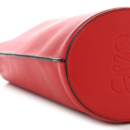 Loewe Calfskin Gate Bucket Bag Scarlet Burnt Red 8 of 9